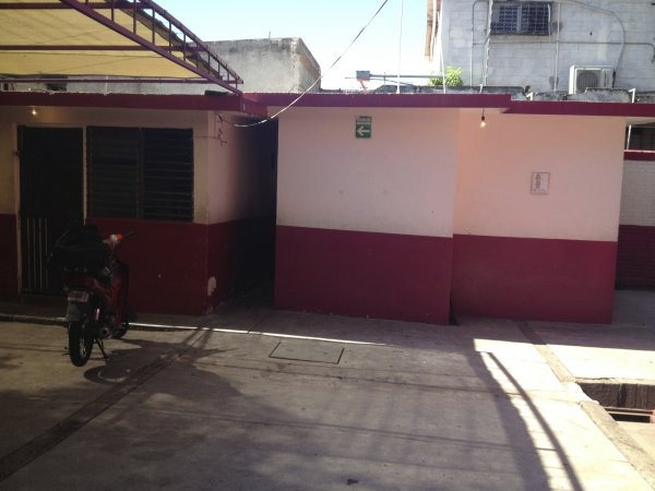 A view of the cafeteria at Escuela Josefa Ortiz De Domingue in Culican, Sinaloa, Meixco