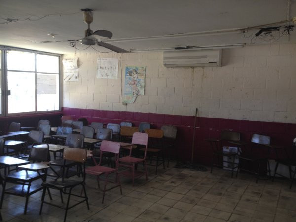Classroom at Escuela Josefa Ortiz De Domingue in Culican, Sinaloa, Meixco