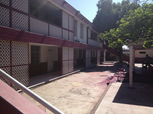 Outside view at Escuela Josefa Ortiz De Domingue in Culican, Sinaloa, Meixco